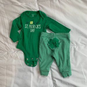First St. Patrick's Day Baby Outfit